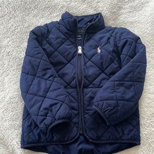Polo by Ralph Lauren Navy Quilted Kids Jacket